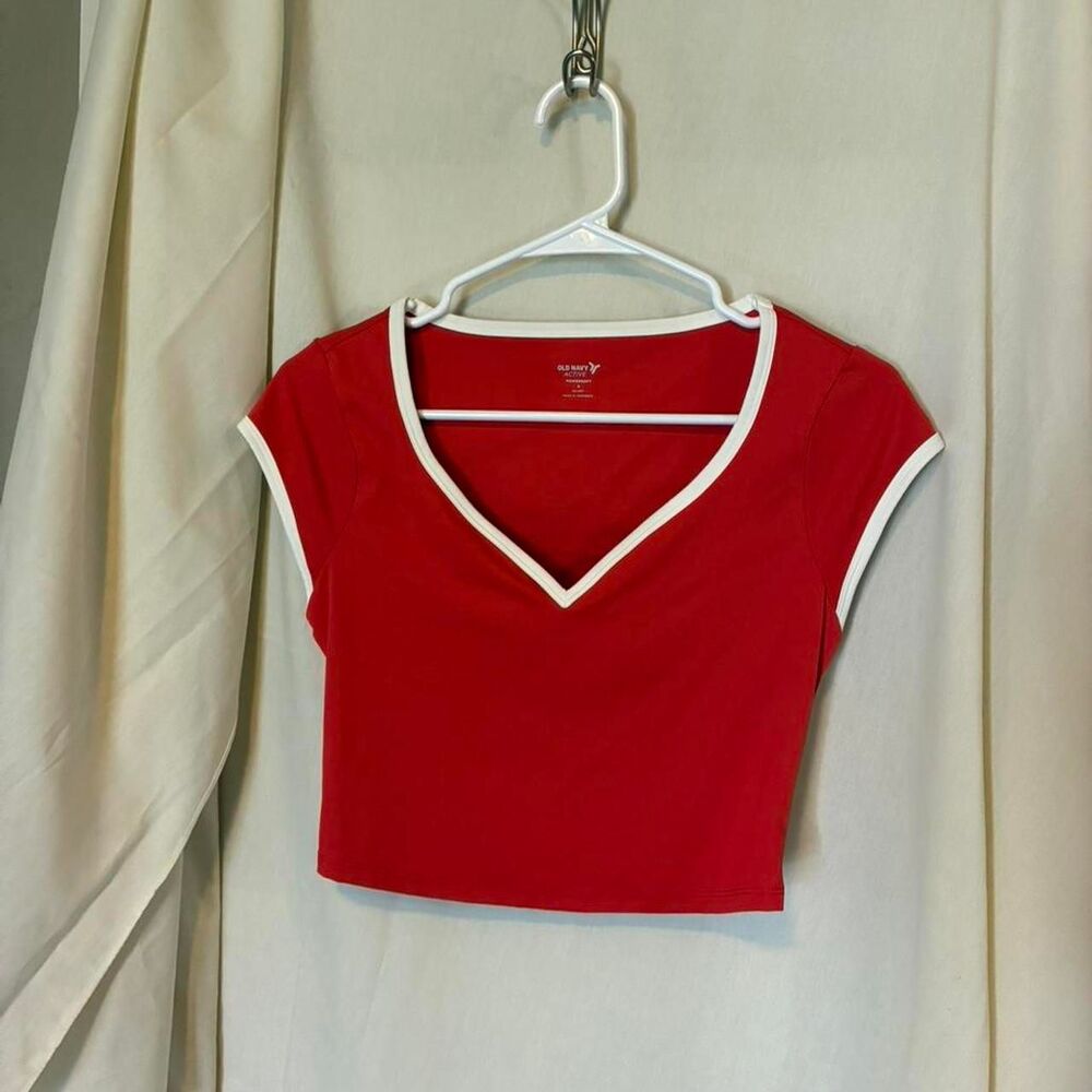 Old-navy Women's Red Crop-top